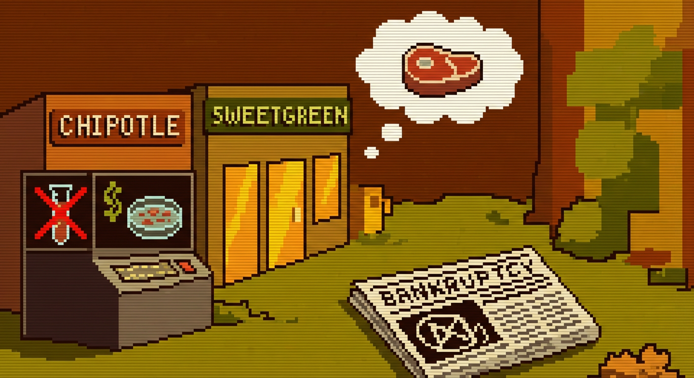 Illustration for When Lab-Grown Dreams Meet Kitchen Reality: What the $847 Million Collapse Means for Your Dinner Plate